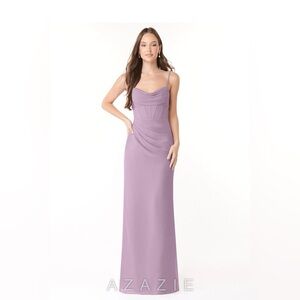 Purple Bridesmaid Dress Azazie